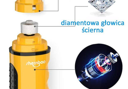 Shernbao Claw Grinder – Professional Electric Nail Trimmer with Adjustable Speed and Quiet Operation