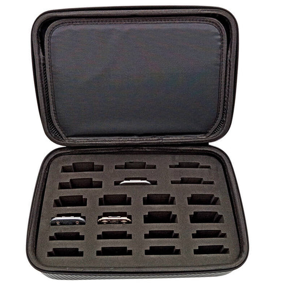 Shernbao Clipper Blade Storage Case – Secure Closed Organizer Holds 22 Grooming Blades