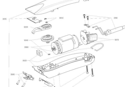 Moser Lower Housing Replacement – Durable Base Component for 1245 Grooming Machine