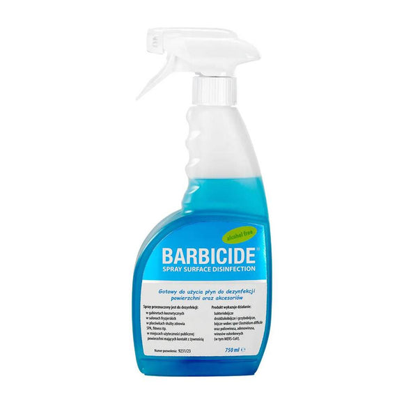 Barbicide Surface Disinfectant Spray – Odorless 750ml, Fast-Acting Hygiene Solution