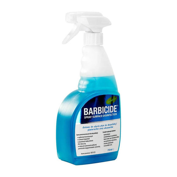 Barbicide Surface Disinfectant Spray – Odorless 750ml, Fast-Acting Hygiene Solution