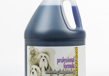 1 All Systems Professional Whitening Brightening Shampoo – Discoloration Removing, 3.78L Salon Size
