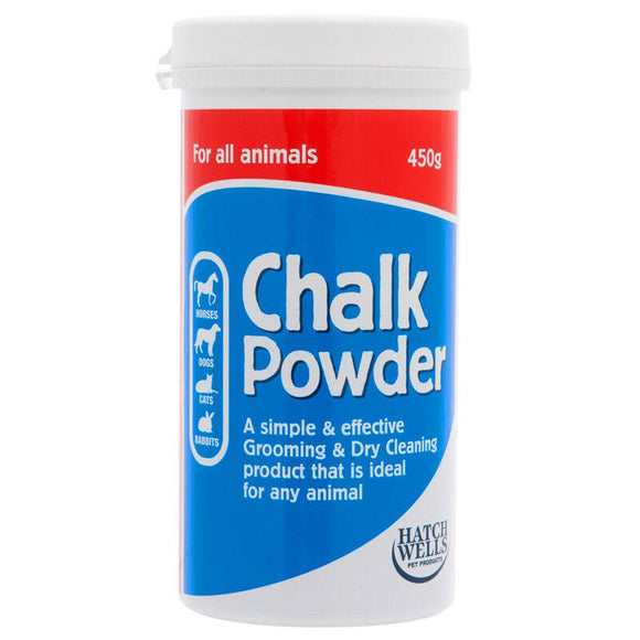 Hatch Wells Chalk Powder – Fine Grooming Chalk, 450g Jar, Enhances Coat Texture