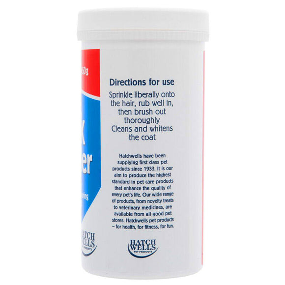 Hatch Wells Chalk Powder – Fine Grooming Chalk, 450g Jar, Enhances Coat Texture