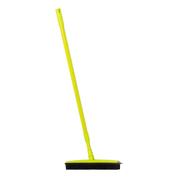 Activ Rubber Grooming Broom – Adjustable Telescopic Handle, Durable Multi-Surface Cleaning