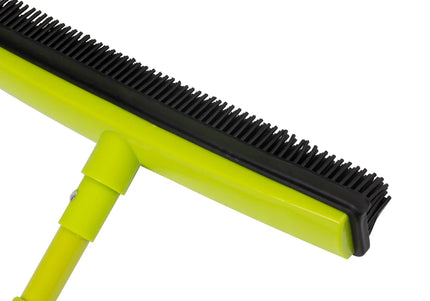 Activ Rubber Grooming Broom – Adjustable Telescopic Handle, Durable Multi-Surface Cleaning