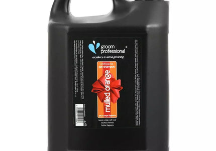 Groom Professional Mulled Orange Shampoo – Orange and Cinnamon Scent, 4L, Suitable All Coat Types