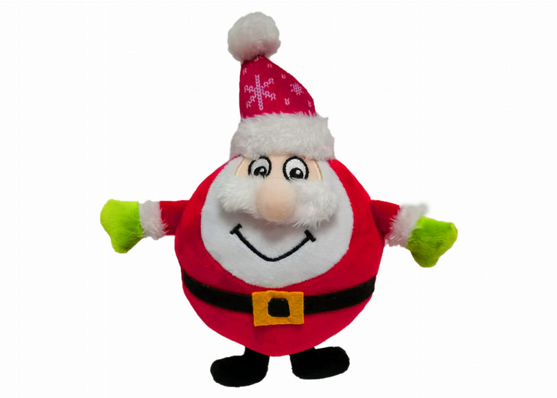 Chuckle City Santa Claus Plush Toy – Soft Squeaky Holiday Play Companion