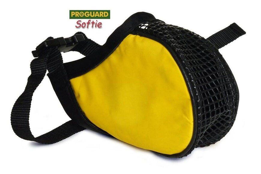 ProGuard Softie Muzzle – Ultra-Safe Soft Fabric Design, Comfortable Fit, Size S
