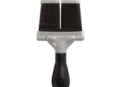 FURminator Slicker Brush Large – Double-Sided Firm Detangling and Fluffing Tool