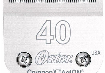 Oster Cryogen-X No. 40 Surgical Blade – Precision 0.25mm, Durable Steel Edge