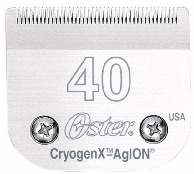 Oster Cryogen-X No. 40 Surgical Blade – Precision 0.25mm, Durable Steel Edge