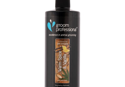 Groom Professional Warm Spice & Vanilla Cologne – Spicy Vanilla Eau de Parfum, 500ml Bottle