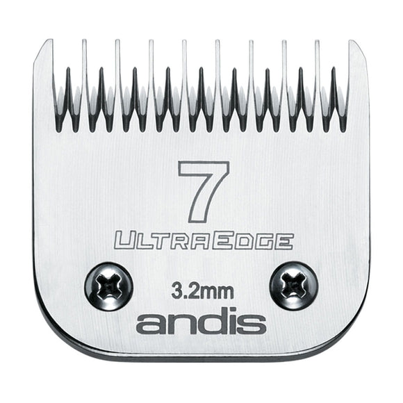 Andis UltraEdge Blade No. 7 – Precision Steel Cutting Edge, 3.2mm, Durable Design