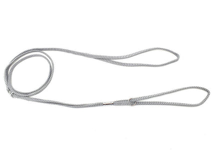 Show Tech Nylon Show Lead Gray – 5mm String Ring with Swivel, Lightweight and Durable