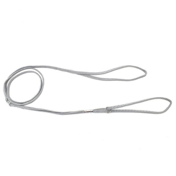 Show Tech Nylon Show Lead Gray – 5mm String Ring with Swivel, Lightweight and Durable
