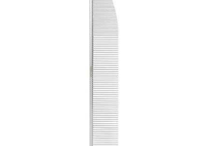 Artero Bear Cornerless Volume Comb – Metal Grooming Comb with Rounded Tip, 22cm Length
