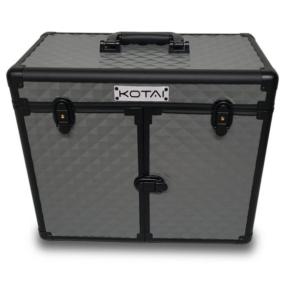KOTAI X Trim Grooming Case – Spacious Professional Organizer in Gray and Black