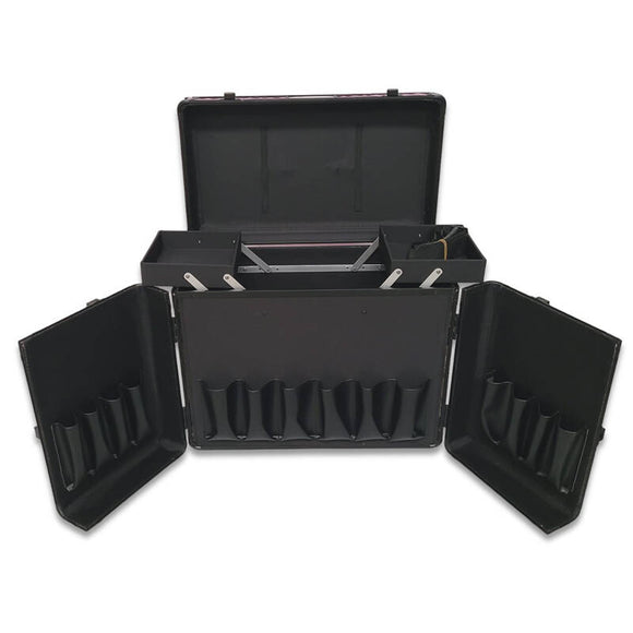 KOTAI X Trim Grooming Case – Spacious Professional Organizer in Gray and Black