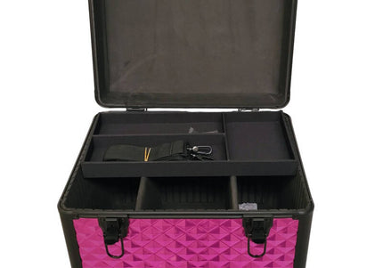 KOTAI Trim Case – Professional Grooming Accessory Organizer, Pink and Black, Durable Design