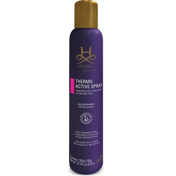 Hydra Thermo Active Oil Finishing Spray – Aerosol Shine Enhancer for Soft, Smooth Coat, 300ml
