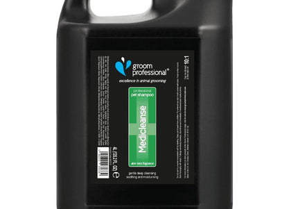 Groom Professional MEDICLEANSE Shampoo – Gentle Concentrate 10:1, 4L, Soothes Sensitive Skin
