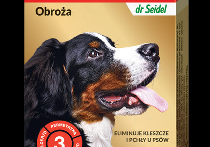 Dr. Seidel Sabunol Red Collar 75cm – Long-Lasting Tick and Flea Protection