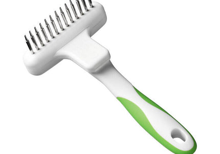 Andis Transverse Grooming Rake Comb – 13 Rotating Teeth, Tangle-Reducing Design