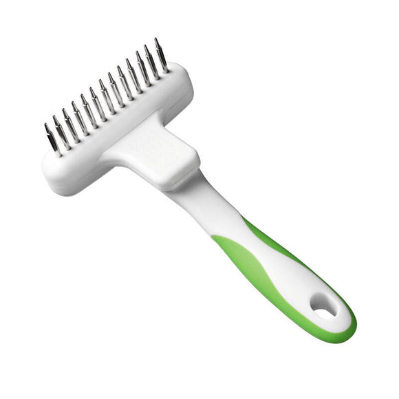 Andis Transverse Grooming Rake Comb – 13 Rotating Teeth, Tangle-Reducing Design