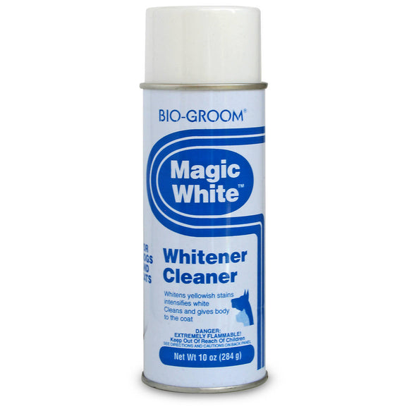 Bio-Groom Magic White Spray 284g – Color-Enhancing Coat Formula, Intensifies White Fur
