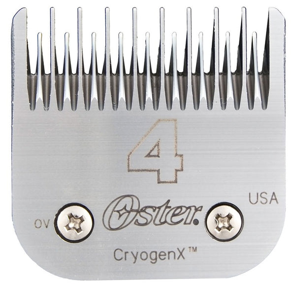 Oster Cryogen-X No. 4 Blade – 9.5mm Stainless Steel, Durable Precision Cutting