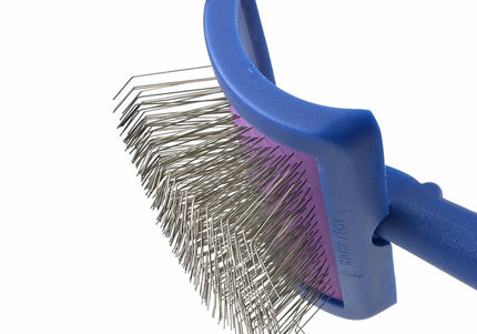 Show Tech Tuffer Than Tangles Longreach Poodle Brush – Large Size, Long Needle Design, Durable Grooming Tool