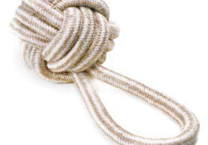 Record Cotton Grip Toy with Ball – Large Handle, Durable 33cm Play Accessory