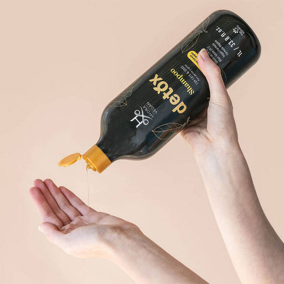 Hydra Vegan Detox Shampoo – Concentrated Cleansing Formula, Detoxifying, 1L Bottle