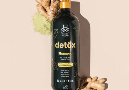 Hydra Vegan Detox Shampoo – Concentrated Cleansing Formula, Detoxifying, 1L Bottle