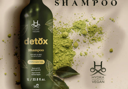 Hydra Vegan Detox Shampoo – Concentrated Cleansing Formula, Detoxifying, 1L Bottle