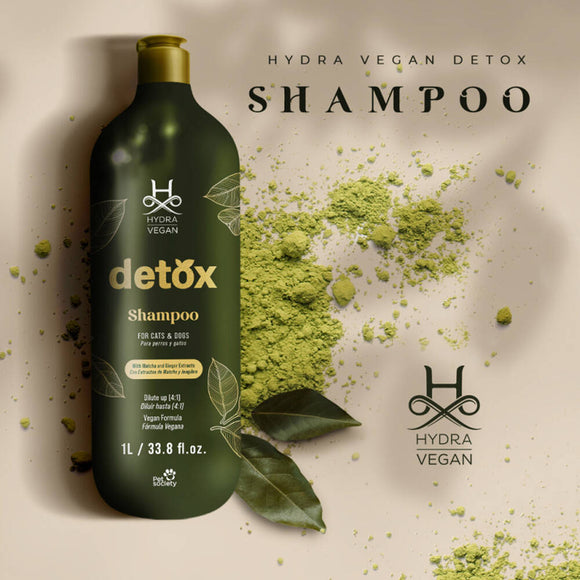 Hydra Vegan Detox Shampoo – Concentrated Cleansing Formula, Detoxifying, 1L Bottle