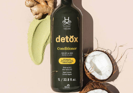 Hydra Vegan Detox Conditioner – Moisturizing Concentrate, Detoxifying Formula, 1L Bottle