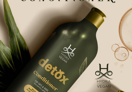 Hydra Vegan Detox Conditioner – Moisturizing Concentrate, Detoxifying Formula, 1L Bottle