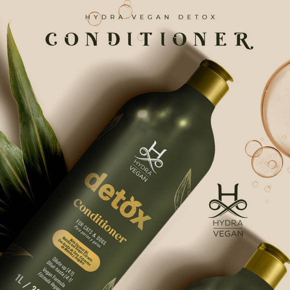Hydra Vegan Detox Conditioner – Moisturizing Concentrate, Detoxifying Formula, 1L Bottle