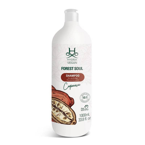 Hydra Vegan Forest Soul Shampoo – Refreshing Moisturizing Concentrate, 1:10 Dilution, 1L Bottle