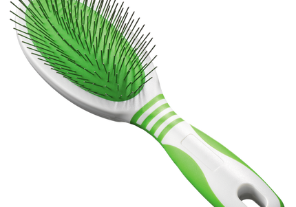 Andis Large Pin Brush – Oval Grooming Brush with Metal Needles, Large Size