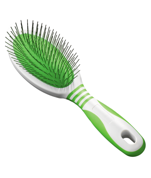 Andis Large Pin Brush – Oval Grooming Brush with Metal Needles, Large Size