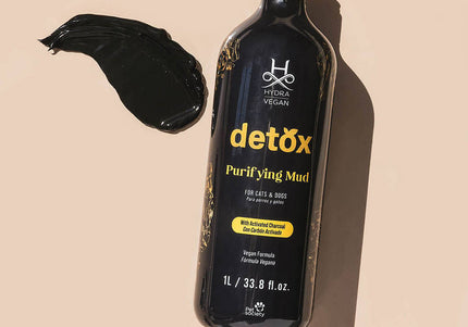 Hydra Vegan Detox Purifying Mud – Cleansing Activated Carbon Mask, 1L, Deep-Clean Formula