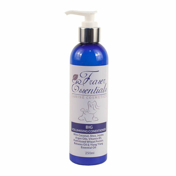 Fraser Essentials BIG Volumising Conditioner – Concentrated 30:1 Formula, 250ml, Adds Fullness and Shine