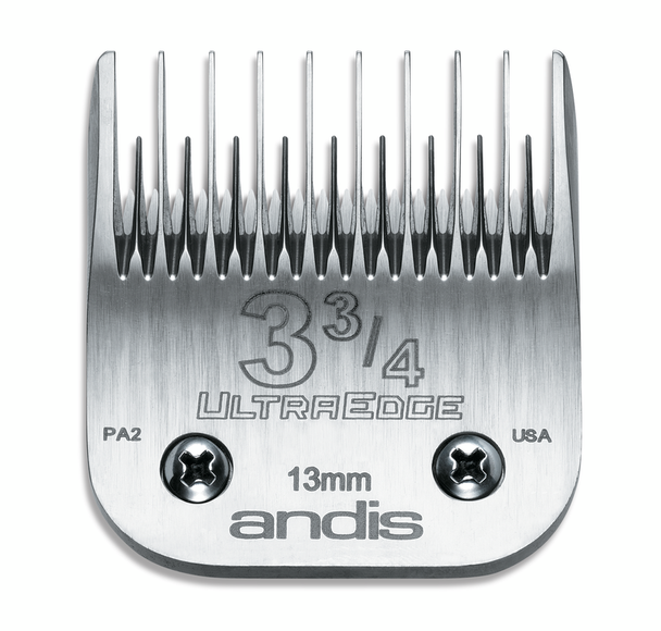 Andis UltraEdge Blade No. 3-3/4 – 13mm Stainless Steel, Smooth Cutting Performance