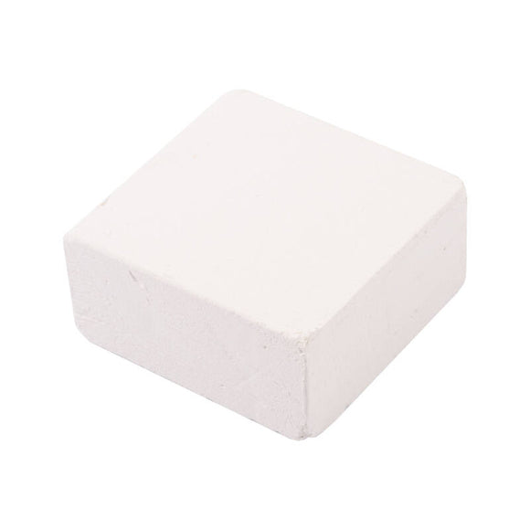 Fraser Essentials Classic White Chalk Block – Fine Powder Chalk Cubes, 9cm x 9cm, Mess-Free Application