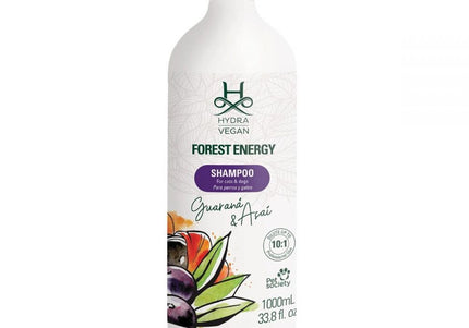 Hydra Vegan Forest Energy Shampoo – Concentrated Regenerating Formula, 1L, Plant-Based Ingredients