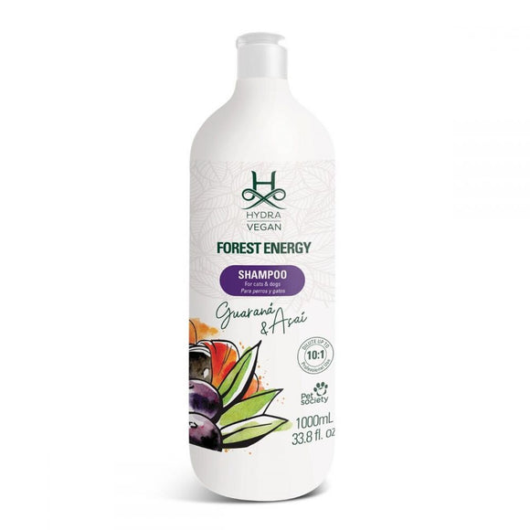 Hydra Vegan Forest Energy Shampoo – Concentrated Regenerating Formula, 1L, Plant-Based Ingredients