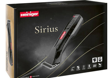 Heiniger Sirius Professional Cordless Razor – 2-Speed, 1 Battery, Blade Not Included